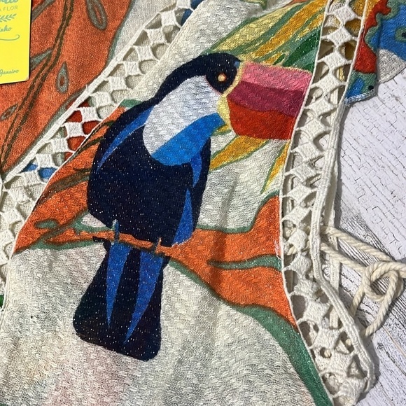 Farm Rio Brazil Toucan Dress Size P NWT - Picture 14 of 14